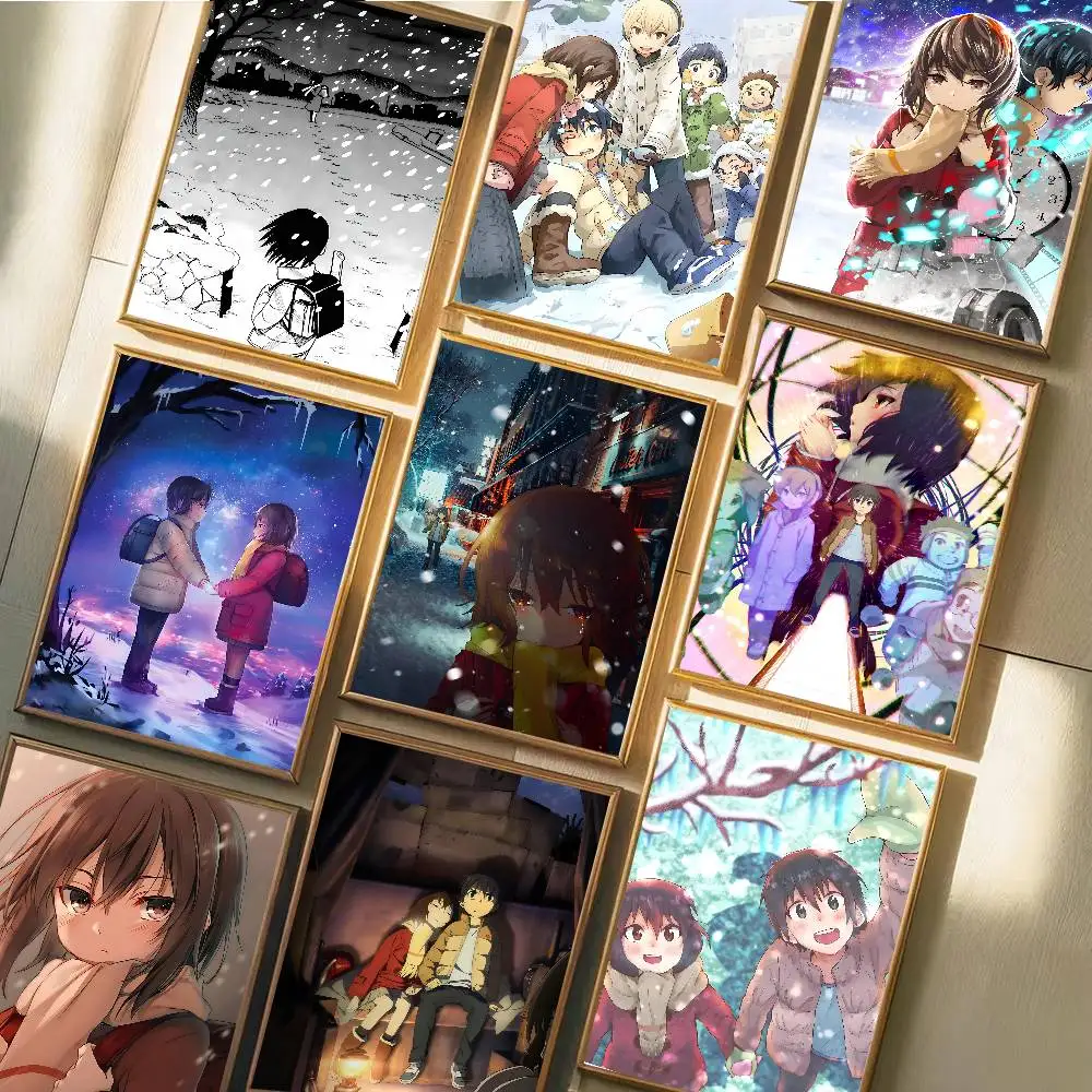 Japanese Manga Anime E-ERASED Cartoon Poster Self-adhesive Art Waterproof Paper Sticker Coffee House Bar Room Wall Decor