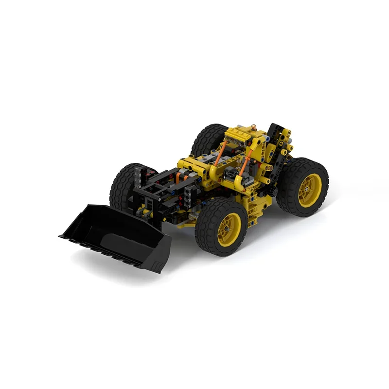 685 stuks MOC TELESCOOPLADER Technisch modelbouw Kerstcadeaus blokken speelgoed Constructie Montage idee Onderwijs Verjaardag