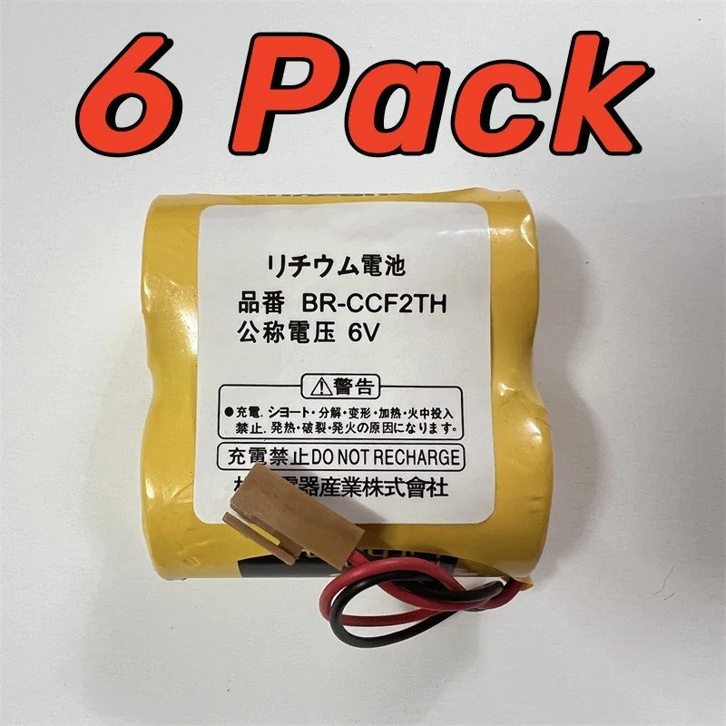 

6PACK Original NEW BR-CCF2TH 6V Lithium Battery 5000mAh For CNC Accessoires Not Rechargeable