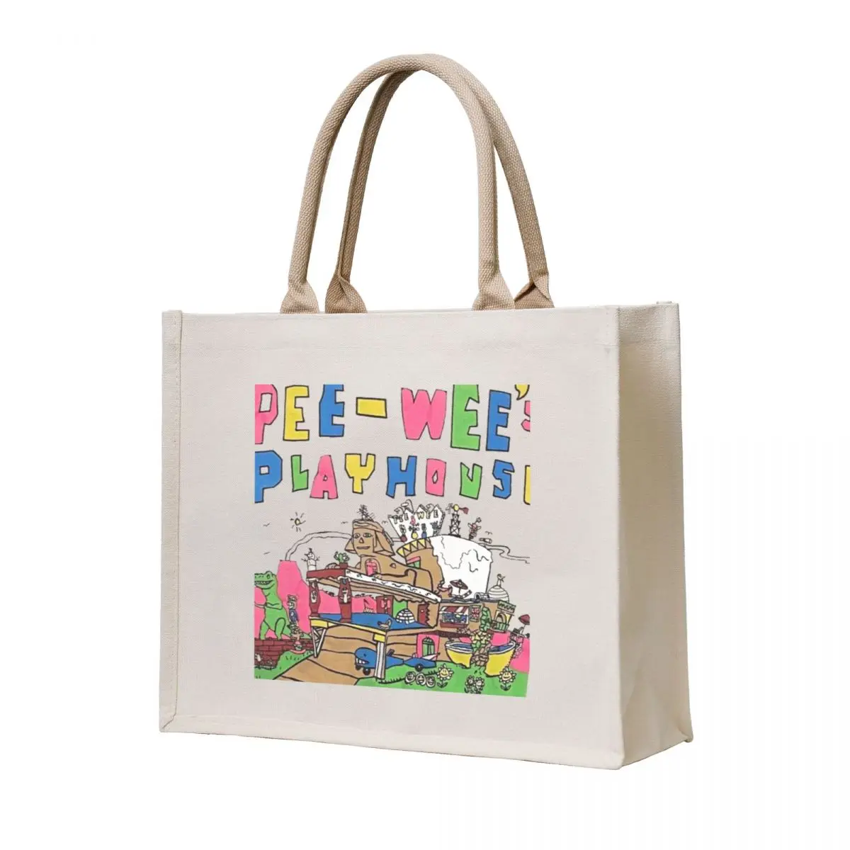 

Vintage Peewee's Playhouse Tote Bag great bag Cloth bags Handbags women