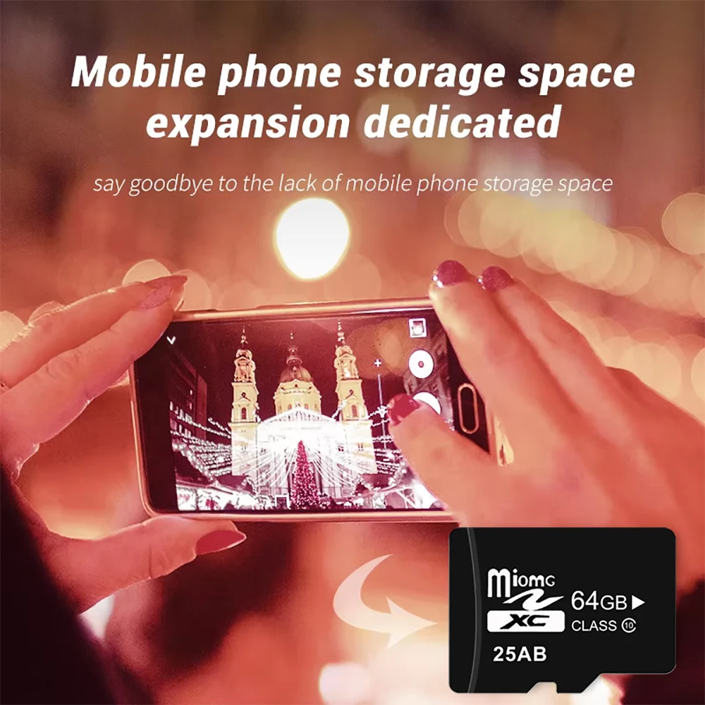 메모리 카드 64GB 32GB 16GB Class10 U3 A1 속도 최대 60 메가바이트/초 4K 풀 HD 미니 스토리지 카드 TF 플래시 카드 자동차 카메라 PC 전화