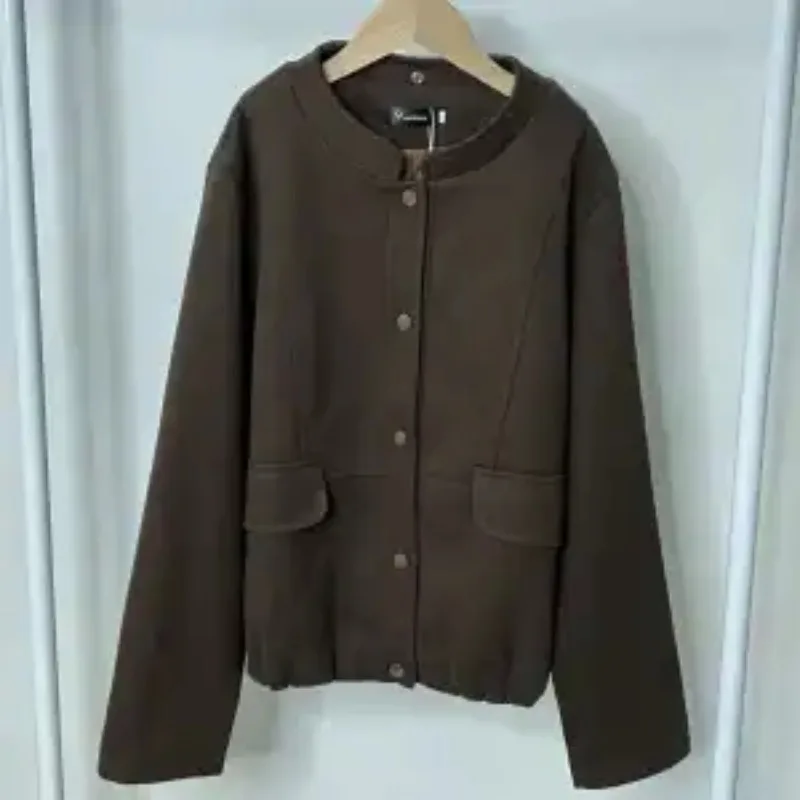 Woolen Coat Women's Autumn and Winter Short 2025 New Casual Versatile Foreign Style Fashionable Woolen Cardigan