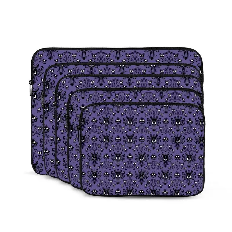 Happy Haunted Mansion Laptop Sleeve Bag Business Briefcase Protective Case Water-Resistant Carrying Cover for Notebook Tablet