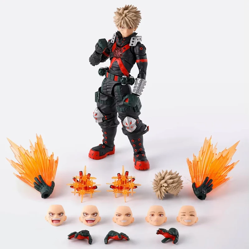My Hero Academia Bakugo Katsuki Anime-Figur Boku no Hero Todoroki Shoto/Kaminari Denki/Midoriya Izuku Actionfigur Modell Spielzeug – Detail 2