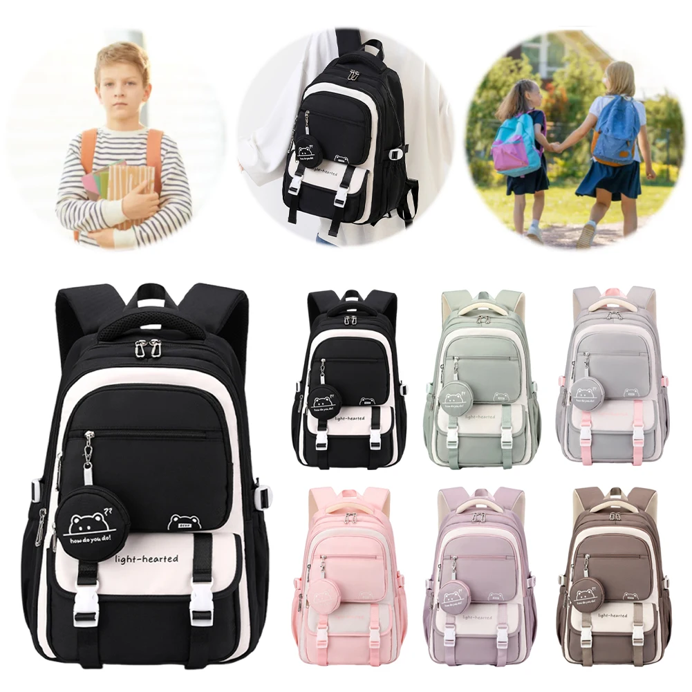 Mochila bonita para mujer, bolso escolar que combina con todo de gran capacidad, mochila de viaje sencilla con estampado Floral, mochila de viaje