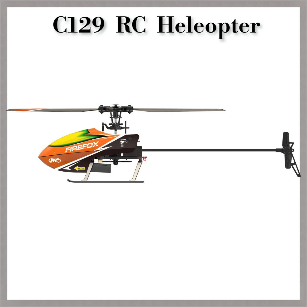 

C129 helicopter four way single paddle without ailerons helicopter pressure fixed height New RC remote control aircraft