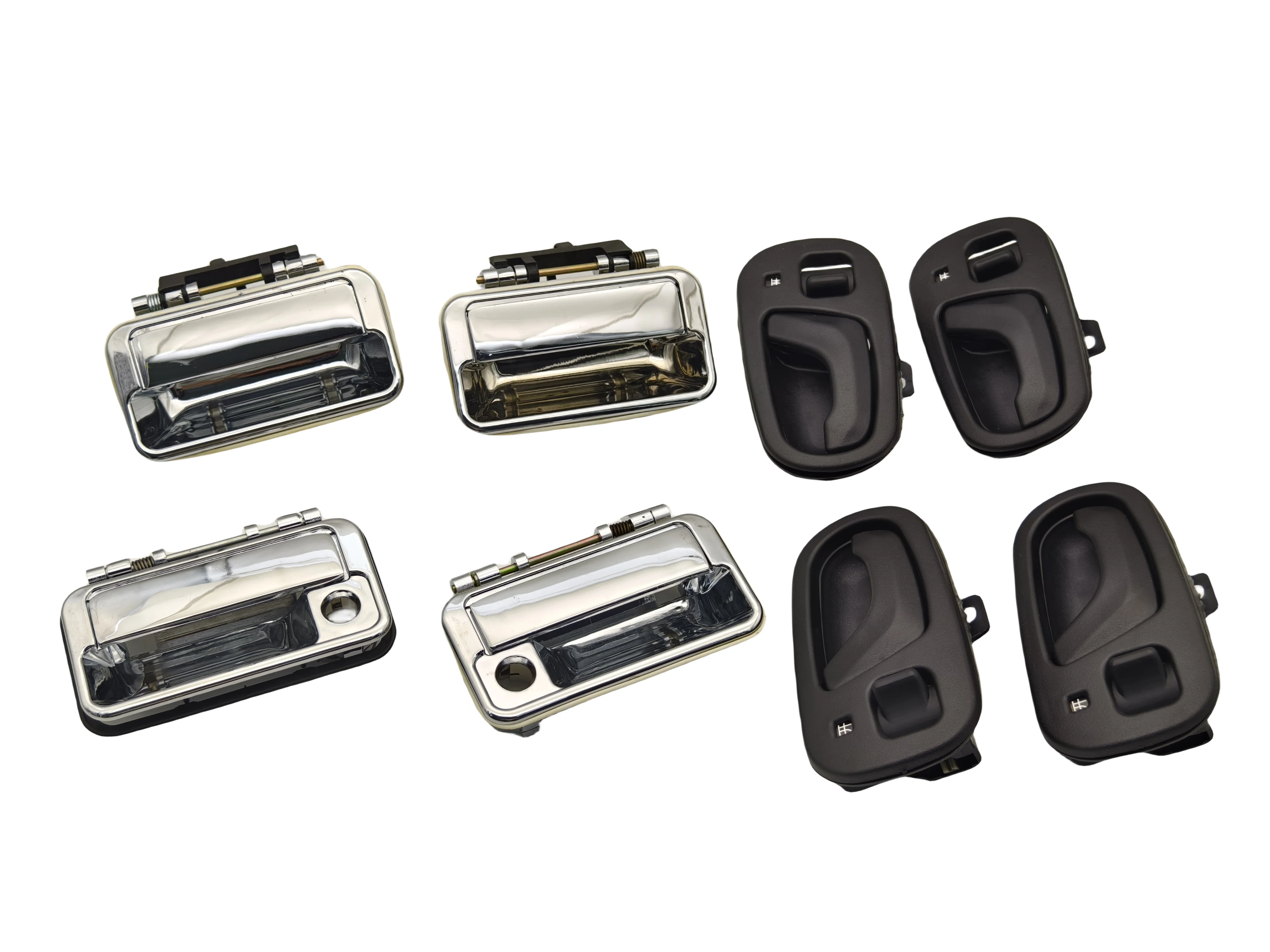 

8PCS SET EXTERIOR INTERIOR DOOR HANDLE FOR SUZUKI SWIFT (METAL HANDLE PARTS)