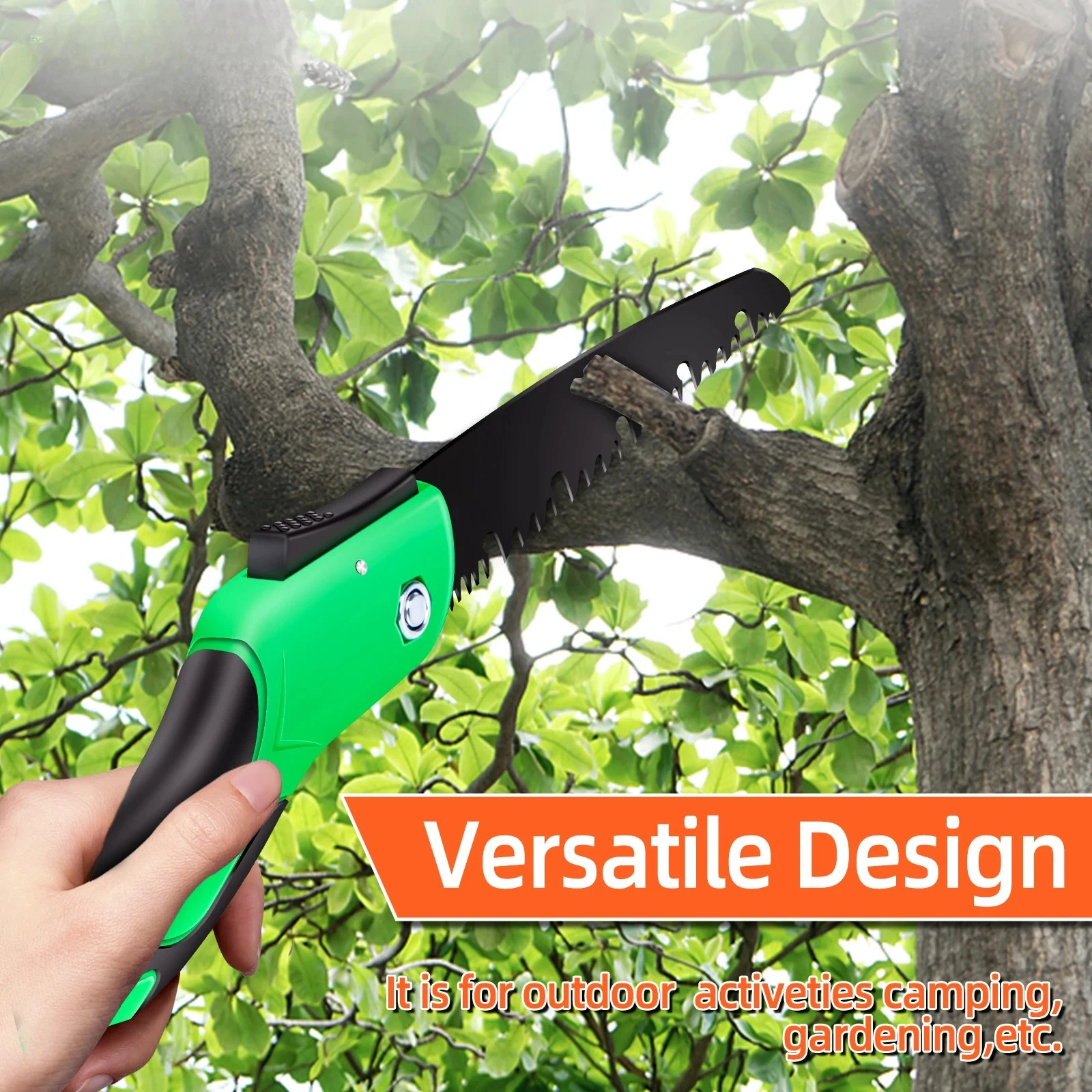 2025 حار! منشار يدوي شديد التحمل للتخييم الخشبي، منشار تشذيب الخشب DIY مع أدوات تشذيب الأسنان الصلبة