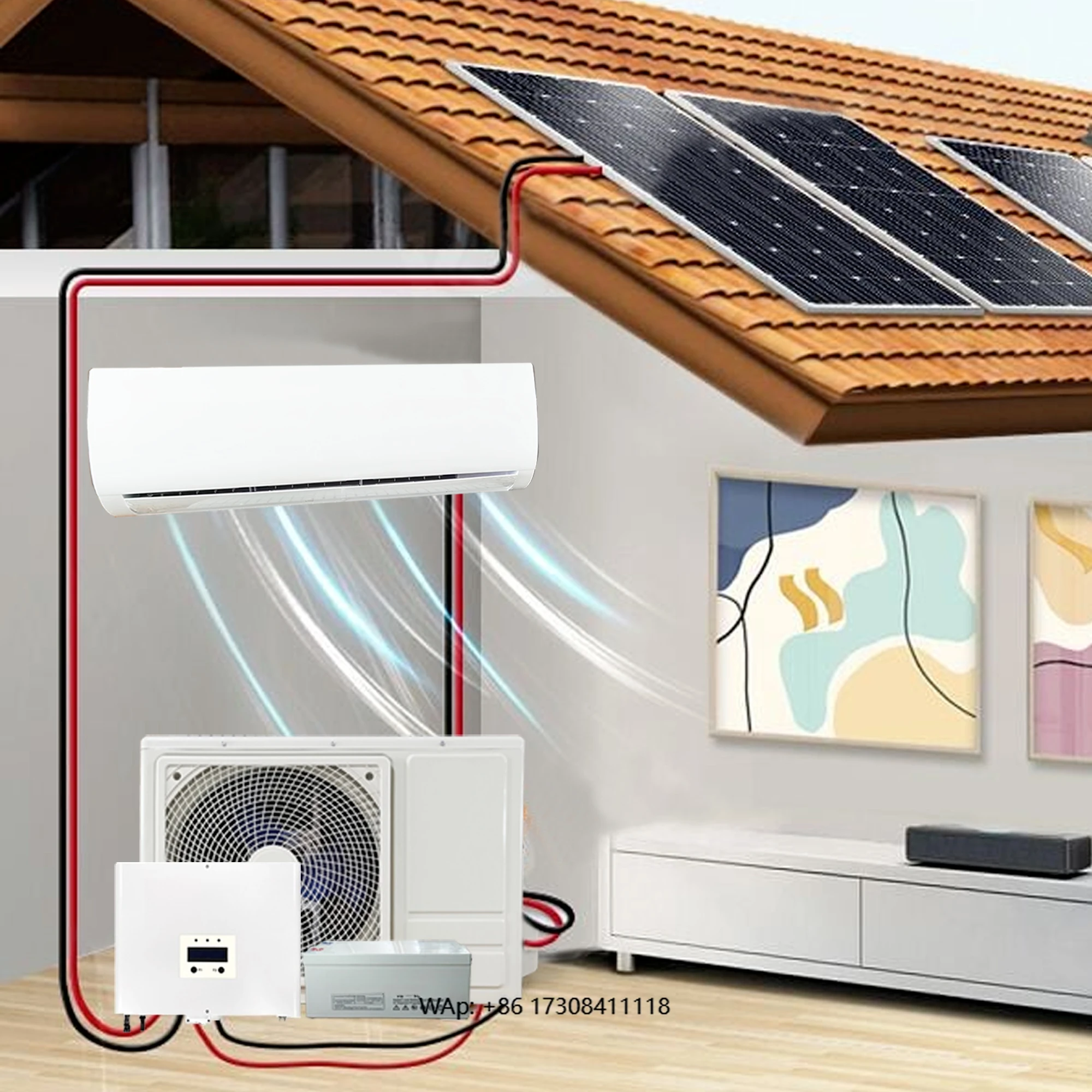 

Split Air Conditioners and Solar Air Conditioner Heaters for Winter Coolers for Summer Home Solar AC with Solar Panel