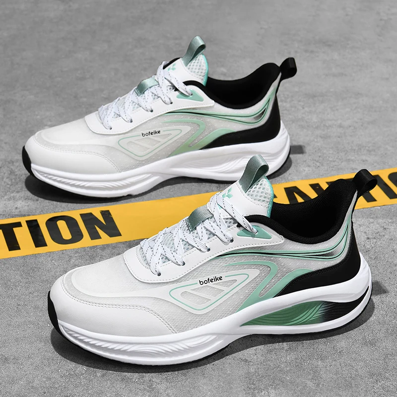 

2026 New Men Running Shoes Mesh Breathable Outdoor Trendy Walking Tennis Sneakers 2025 New Comfortable Lace-up Sports Shoes Man