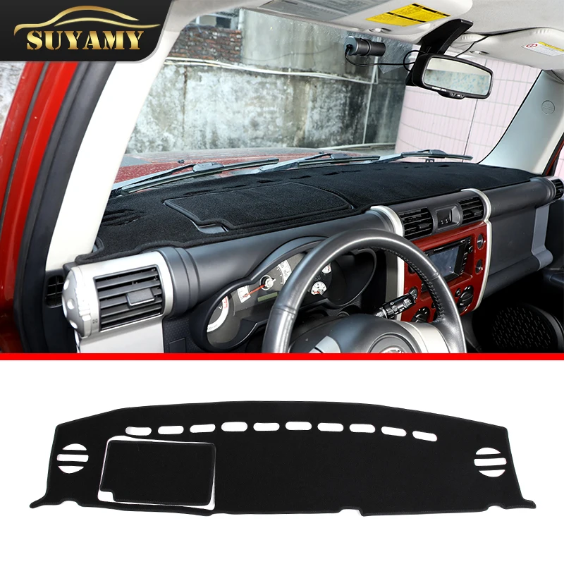 

Car Styling For Toyota FJ Cruiser 2007-2021 Car Dashboard Cover Mat Sun Shade Pad Instrument Panel Carpets Protector Accessories