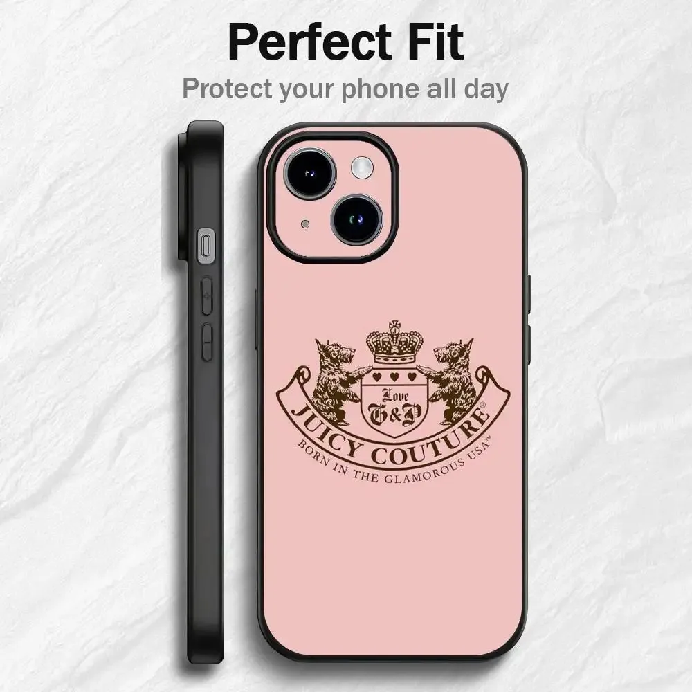 Couture Handyhülle für iPhone 17 16e 16 15 14 13 12 11 Pro Max Mini X XR Air Plus Weiche Silikon-Rückseite J-JuicysS Cover – Detail 5