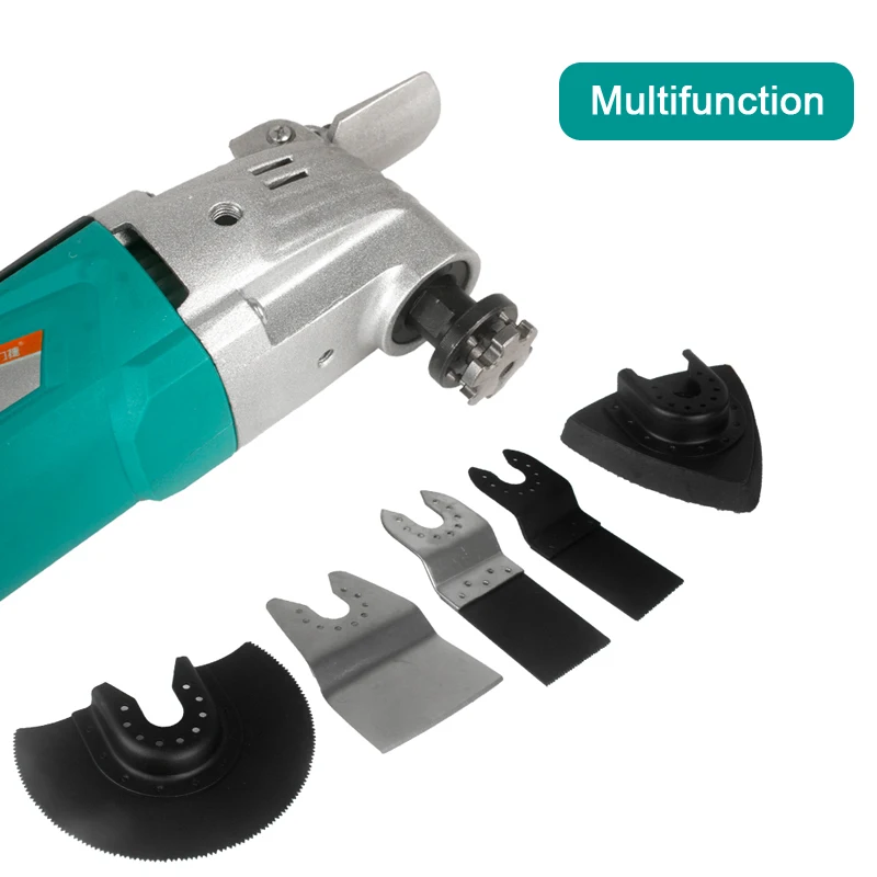 Oscillating Multi Tool Variable Speed Renovator Saw 380W 15000-22000RPM Electric Home Decoration Trimmer Woodworking Tool