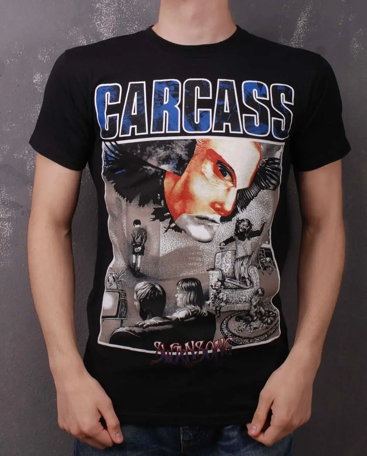 Тушка-Swansong (Fotl) Футболка Black Napalm Death Morbid Angel