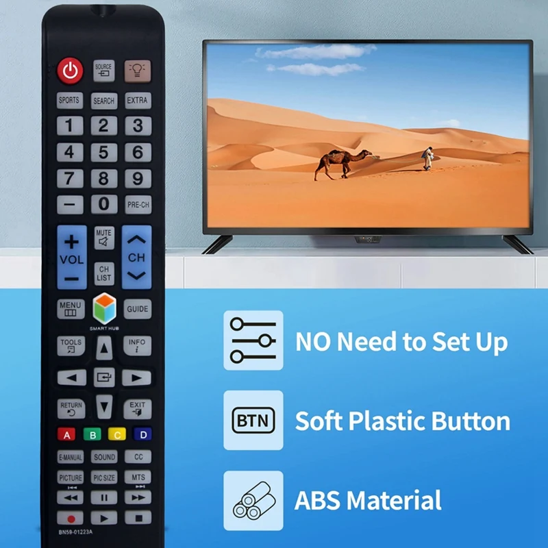 1 PCS BN59-01223A Remote Control Black ABS For Samsung TV UN32J5500AFXZA UN40J6300AFXZA UN40J5500AFXZA UN32J6300AFXZA UN32J5500