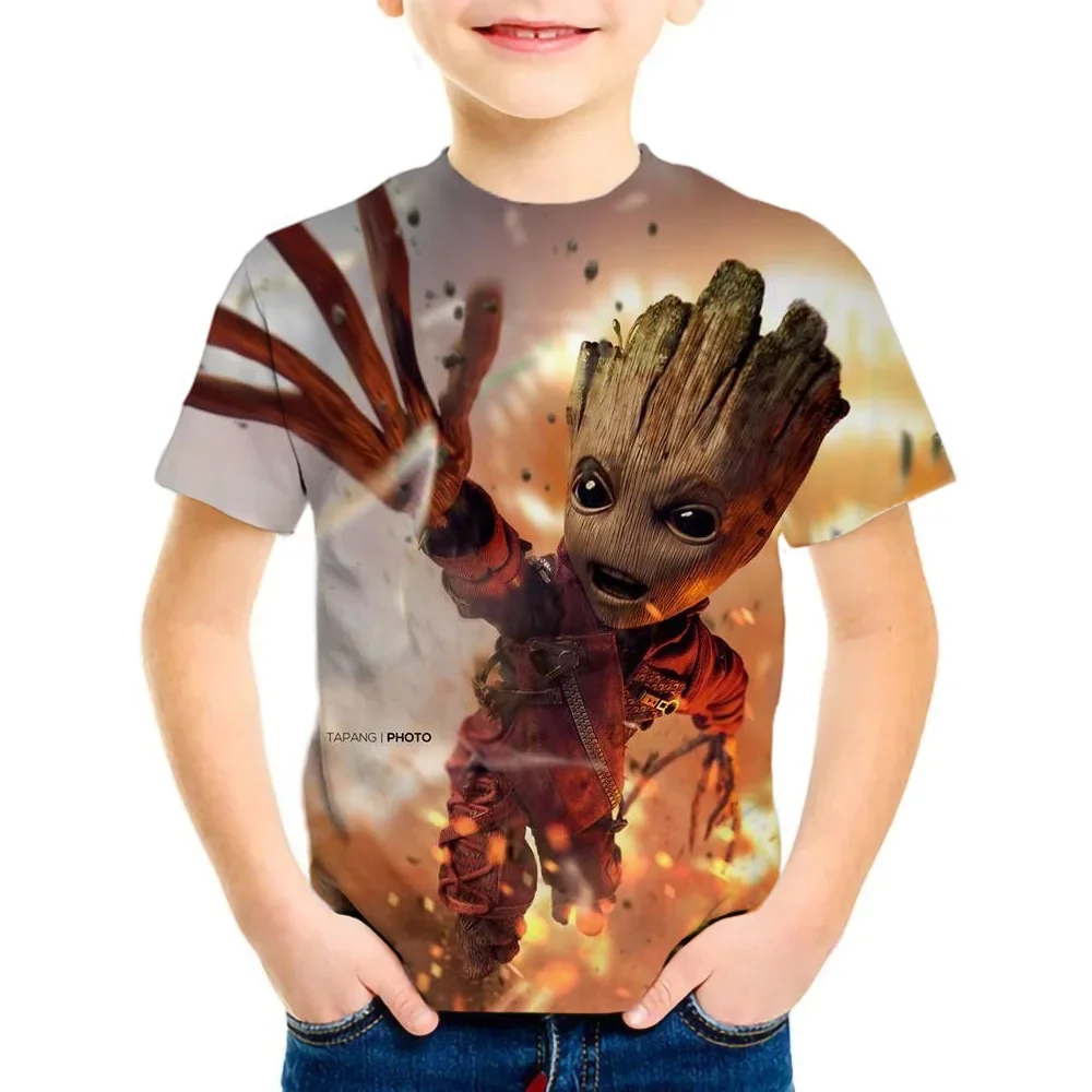 Guardians of the Galaxy 3D Print T-shirt Movie Men Women Fashion Streetwear Hip Hop T Shirt I Am Groot Unisex Tees Tops Clothing