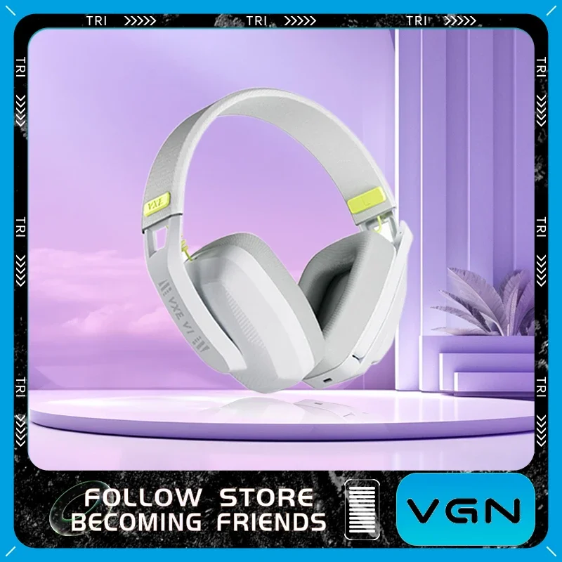 VGN VXE Siren V1 Gaming Headset Bluetooth 5.3/2.4g Dual-mode Lightweight Headphone with Microphone Computer Esports Headset Gift