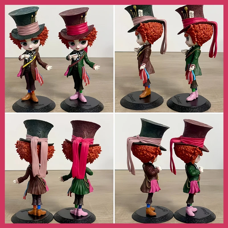 

Bandai Alice In Wonderland Original Anime Figure Mad Hatter Kids Toys Birthday Dolls Ornaments Collectible Model Christmas Gifts
