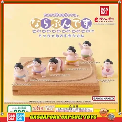 BANDAI Action Figures Model Sumo Wrestler Figurine Ornament Gashapon Official Genuine Ornament Collectable Toys