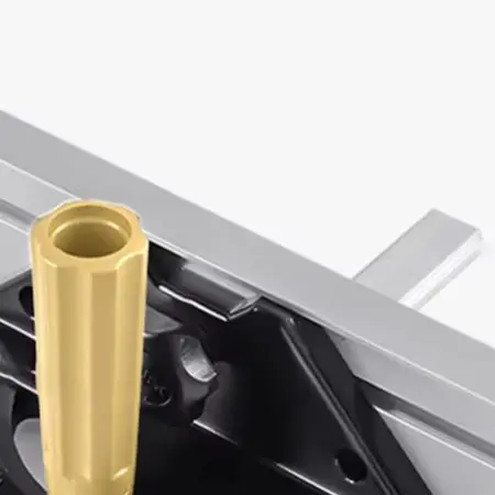 Precision Miter Gauge Adjustable Push Block For Benchtop Table Saw Woodworking Cutting Tool Aluminum Alloy Safety Guide Ruler