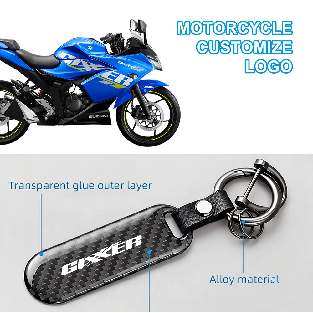 Llavero personalizado de lujo, caja de regalo de San Valentín para SUZUKI GIXXER150 GIXXER 250SF 250 155 150SF GIXXER 250 SF 250SF