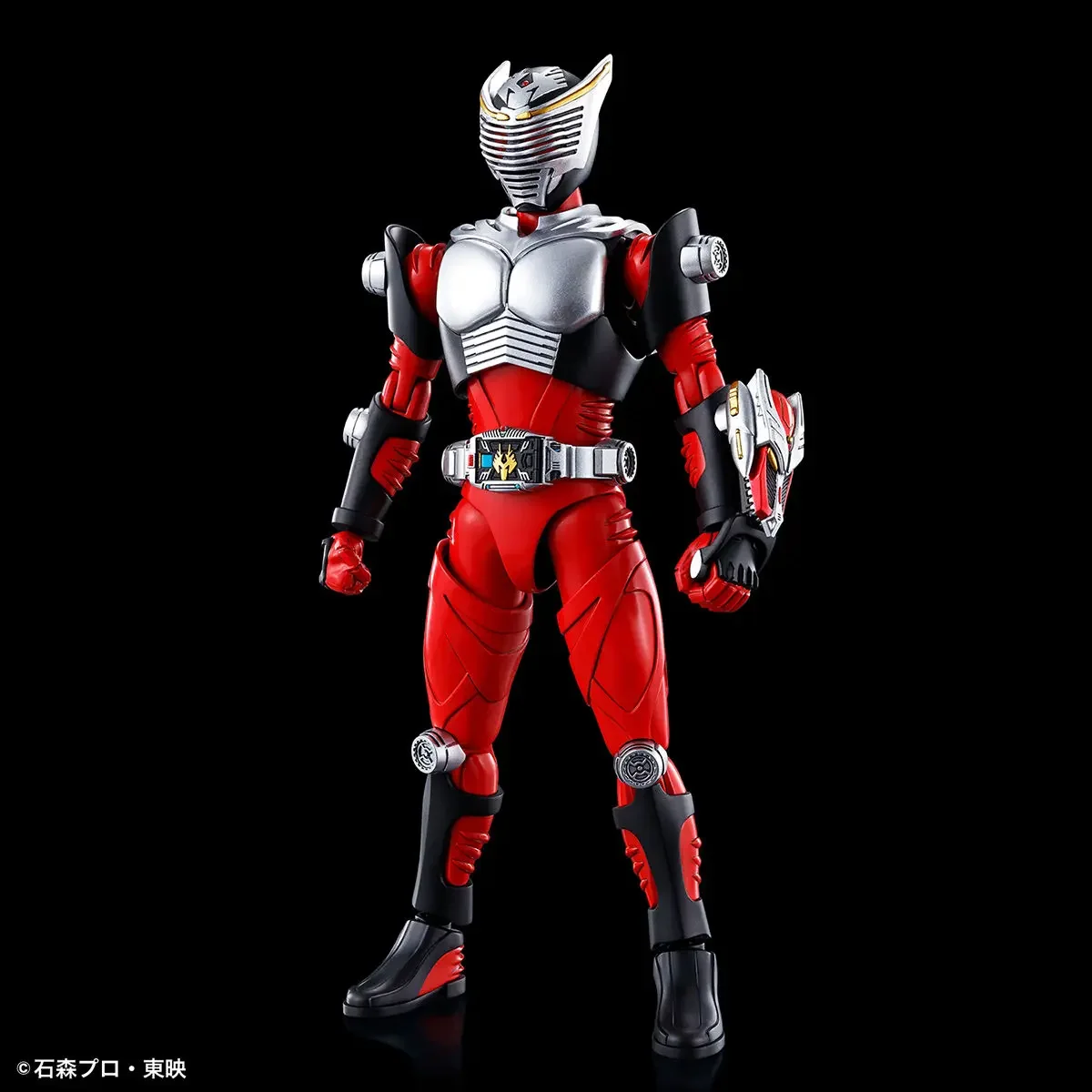 Bandai Masker Standar Gambar Asli Anime Kamen Rider Ryuki Kit Model Figur Aksi Perakitan Mainan Koleksi