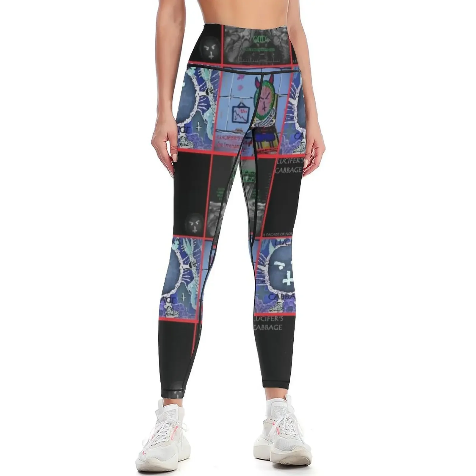 

LUCIFER'S CABBAGE COVER ART Leggings Fitness's gym clothes for girls workout clothes for sports woman gym Womens Leggings