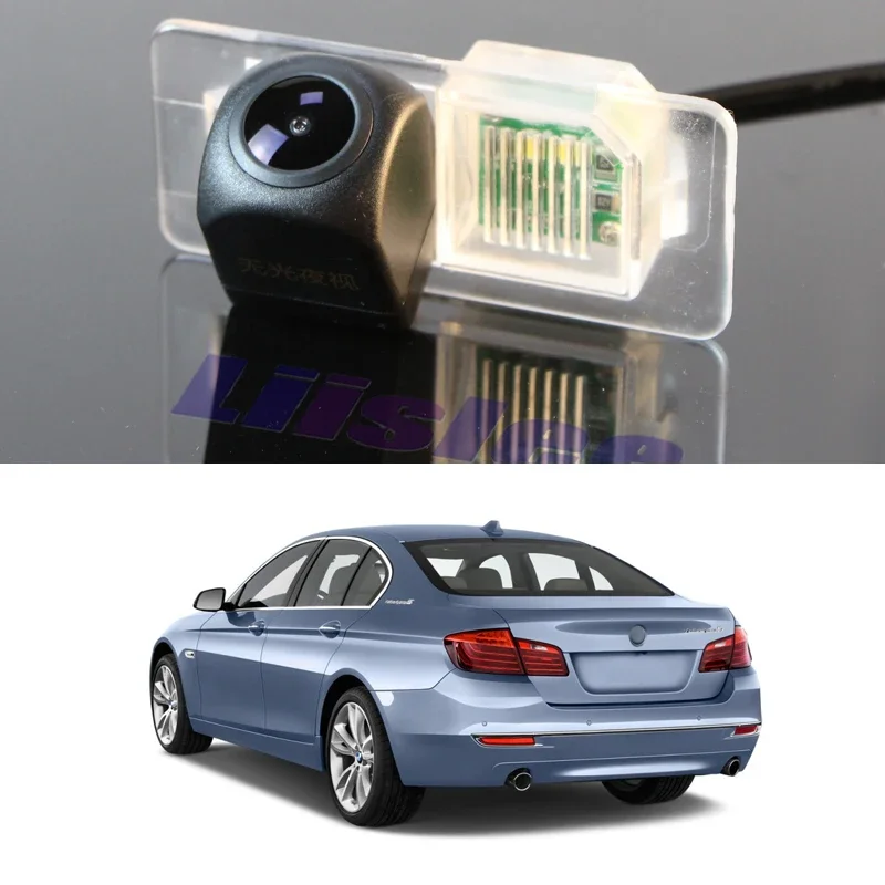 For BMW 5 F10 F11 F07 2014~2016 Car Rear Cam Reverse Image CAM Night View AHD CCD WaterProof 1080 720 Dedicated Back Up Camera