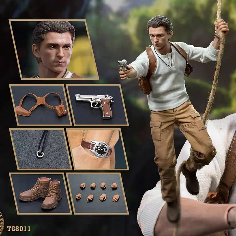 In Stock Tgtoys × Swtoys Tg8011 1/6 Uncharted Drake Soldier Doll Anime Action Figure Toy Gift Collection Model Hobbies Toy Hot