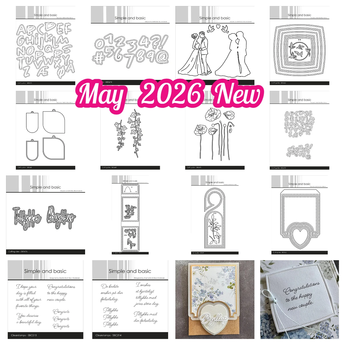 Simple and Basic Small Bag Salt & Pepper Mills Butterflies Metal Cutting Dies and Stamps for DIY Scrapbook Diary July 2026 New