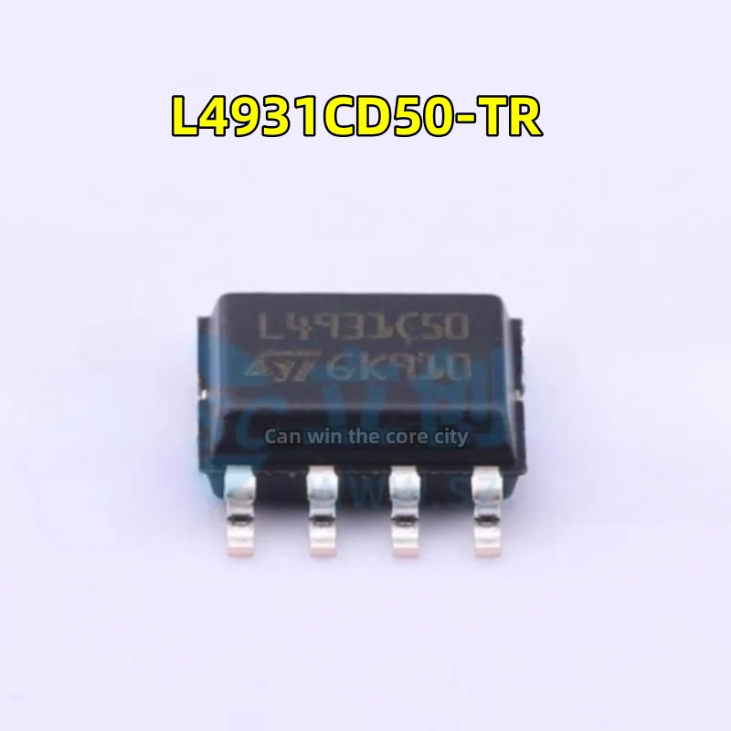 

10 pieces New original genuine L4931CD50-TR SOP8 L4931C50 LDO voltage regulator patch