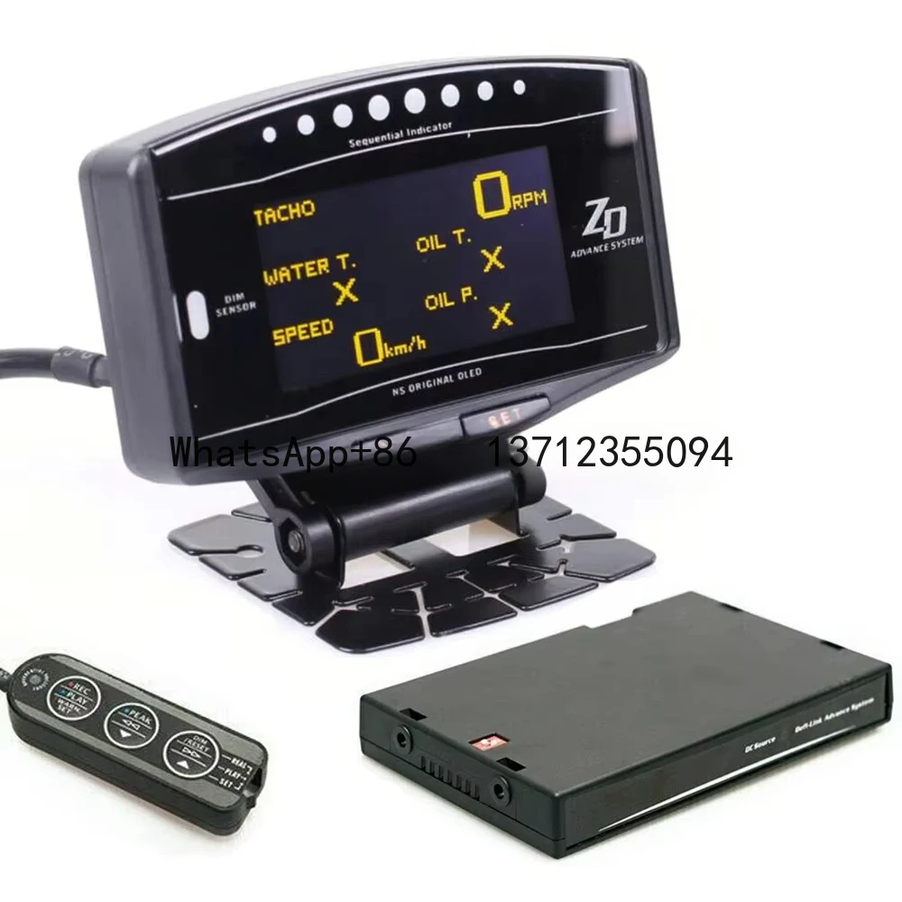 Full Kit Sports Package 10 in 1 BF CR C2 Advance ZD Link Gauge Meter Digital Auto Gauge With Electronic Sensors