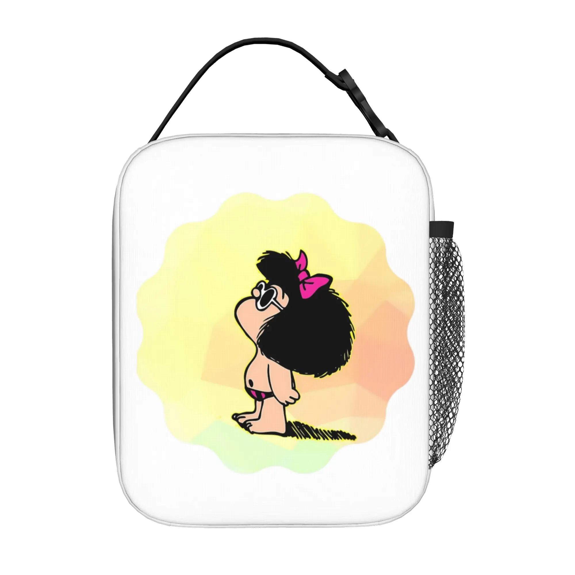 Cartoon M-Mafaldas Thermal Insulated Lunch Bags for Work  Portable Food Bag Container Thermal Cooler Lunch Boxes