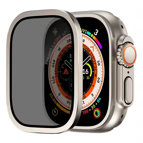 Aluminium Alloy Case+Tempered Glass for Apple Watch Ultra 2 49mm Anti-Scratch Screen Protector for iWatch Ultra 49mm Cover Film - Image 9