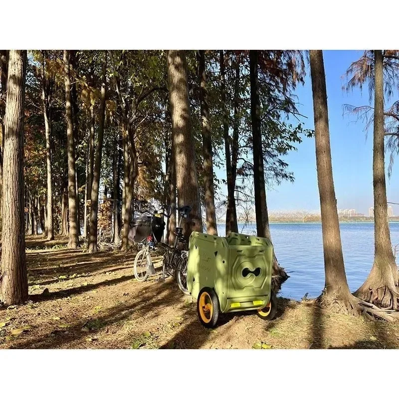 Multi-purpose camping trailer, pet cart