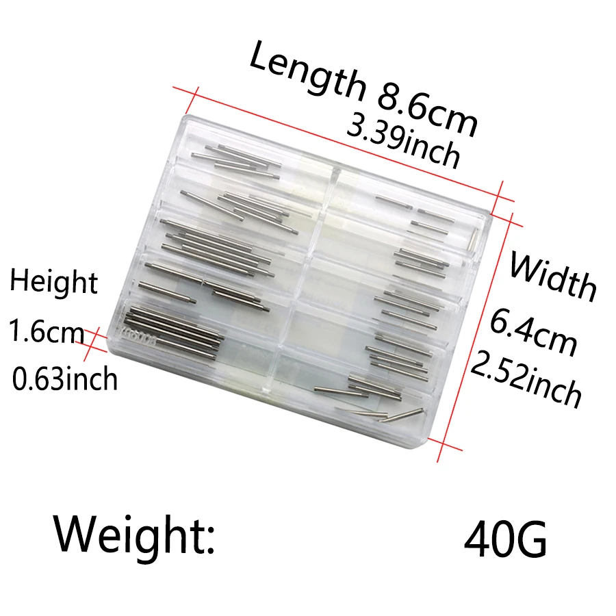 Watch Accessories Stainless Steel Submariner Water Ghost Series Watch Rod 8058 Boxed Flat Head Screw Rod Ear Rod