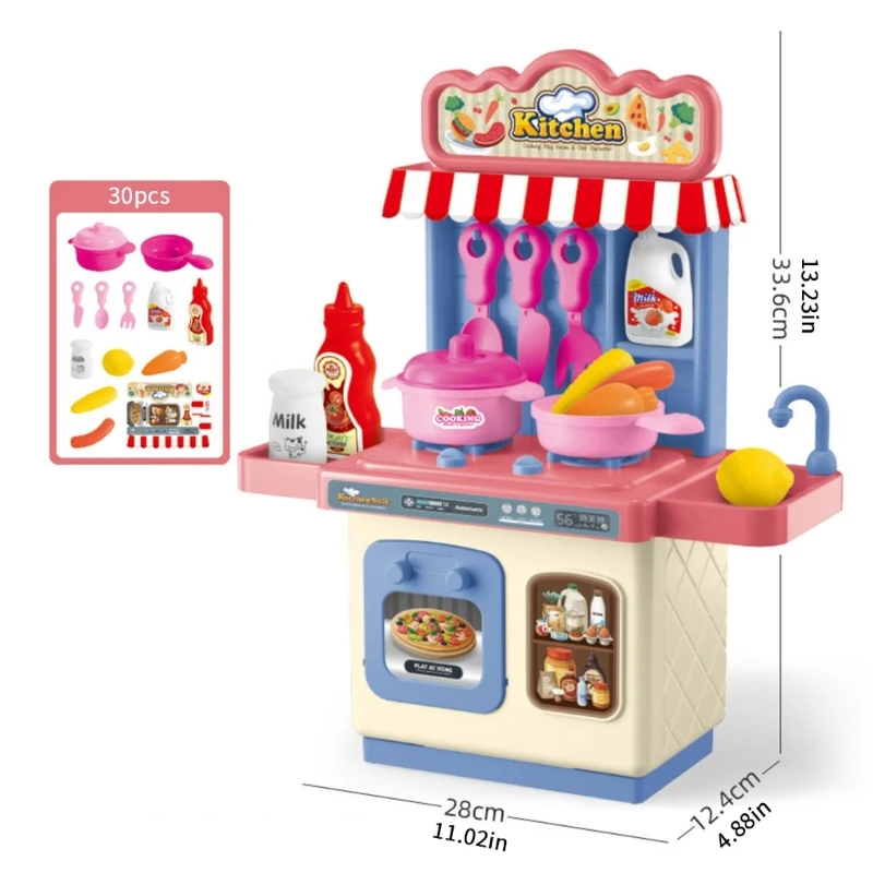 Полный детский кухонный набор, включающий кастрюли, сковородки и столовые приборы для ролевых игр и занятий по развитию навыков,
