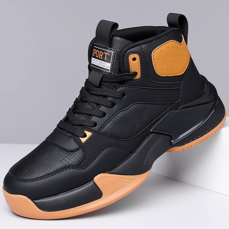 2025 New Basketball Shoes for Men Shock-Absorbant High-top Sneakers Comfortable Basketball Sneakers Male Outdoor Sports Shoes