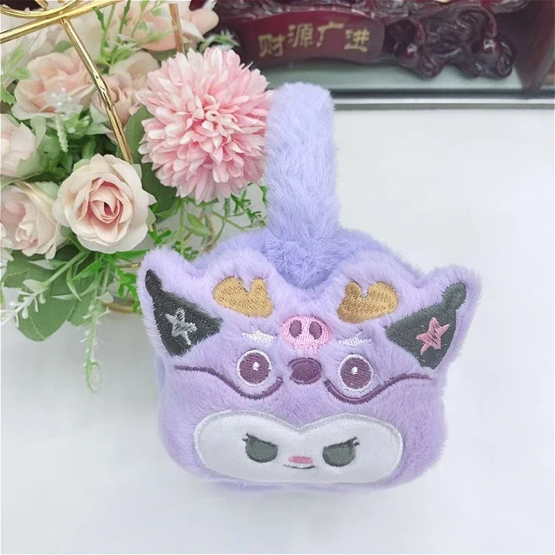 New Sanris HelloKittys Kids Earmuffs Cute Girl Baby Cartoon Ear Warmth Autumn and Winter Warm Windproof Plush Ear Protection Bag