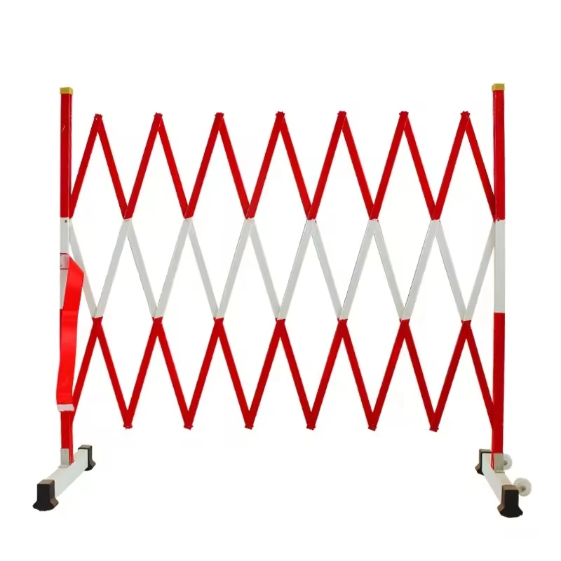 【Durable Using】Factory Direct Sales Retractable Security Folding Safety Barrier Gates Telescopic Traffic Road FRP High Durable