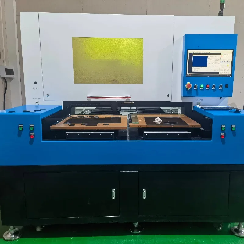 High Speed 5mm  8mm  Co2 Laser Splitting Pico Second Laser Glass Cutting Machine 800mm*700mm