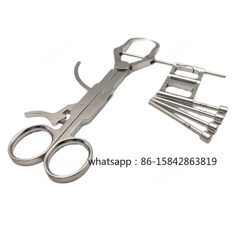 Orthopedic Small Animal VET Self-locking Kirschner Needle Aiming Clamp Fixator with 1.0/1 5/1.8/2.0mm Guide Sleeve