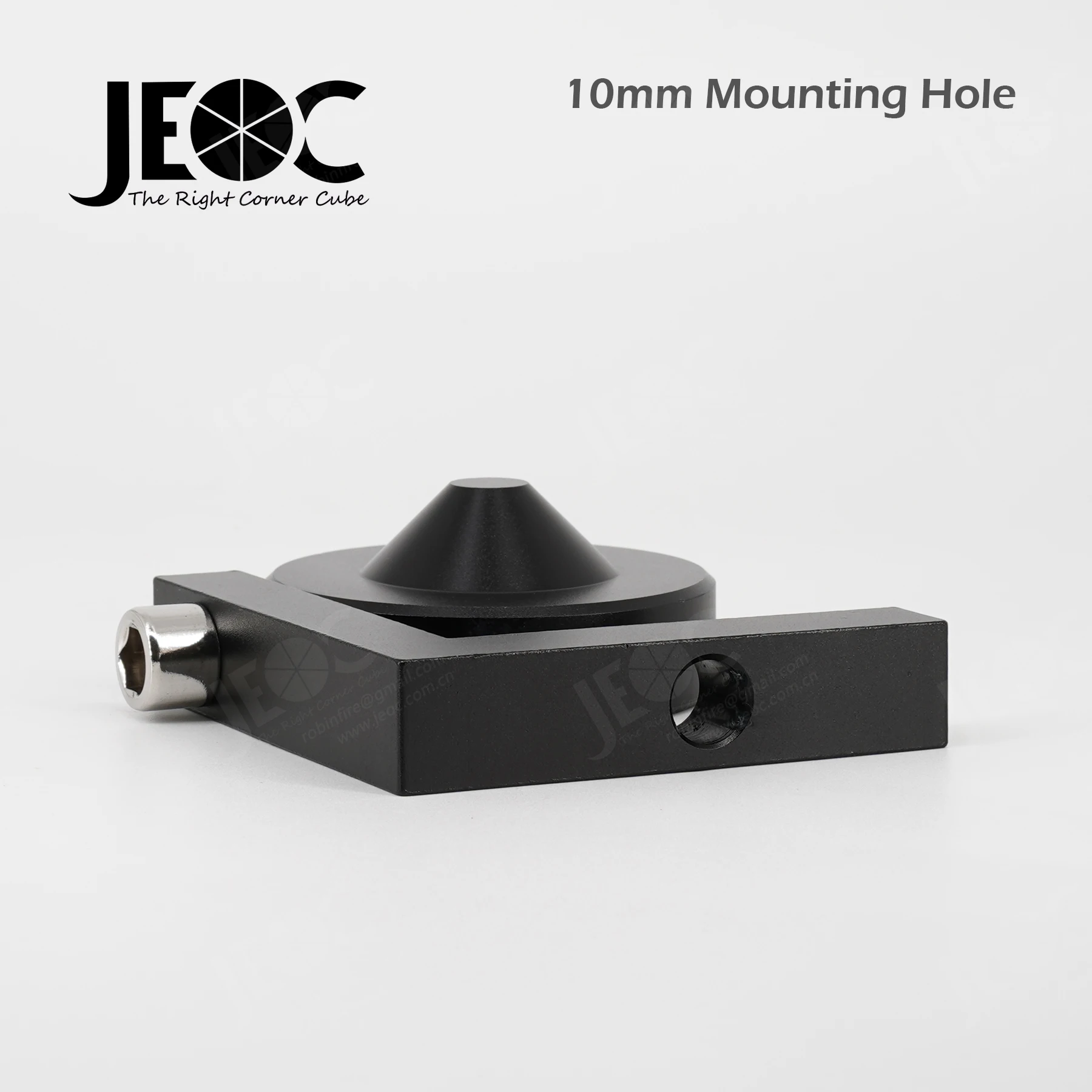 JEOC GMP104 + Magnetic Base, Mini L Bar Monitoring Prism with Strong Magnet, for Leica system