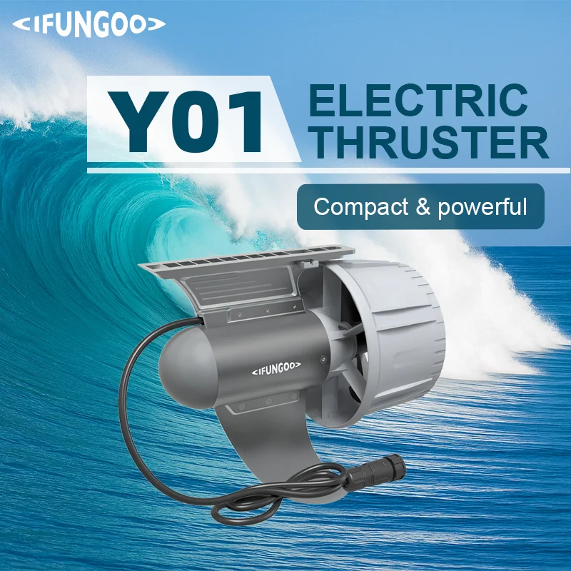 

HY Sports High Quality IFungoo Y03+B1 Portable Electric Outboard Motor with Carbon Fiber Hull for Inflatable Boat Ocean Use Men