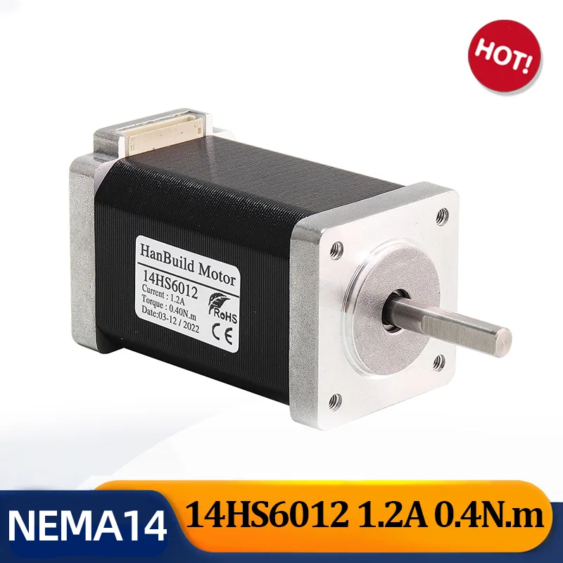 35 Stepper Motor NEMA14 35x60mm 1.2A 0.4N.m 14HS6012 Motor 60mm for 3D Medical machinery accessories