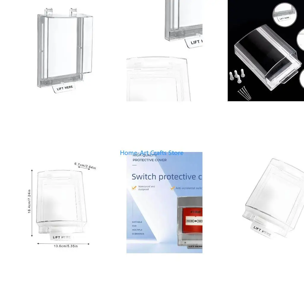 Y3NA emergency button protective Device High-strength plastic protective Device Manual call point guardrail Easy installation