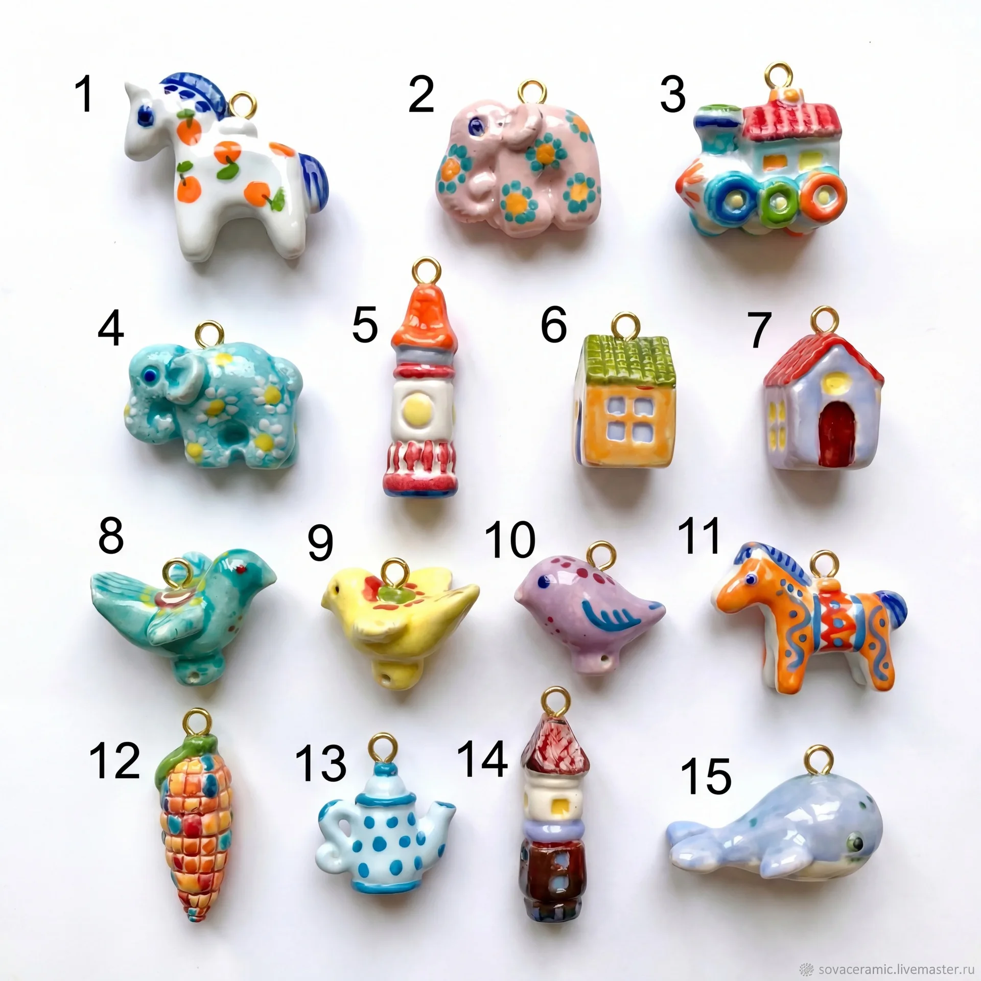 DIY Charm-Anhänger PVD 18K vergoldet, Cartoon-Tier-Haus-Charms für Armbänder, Halsketten, Schmuckherstellung, Bastelzubehör – Detail 7