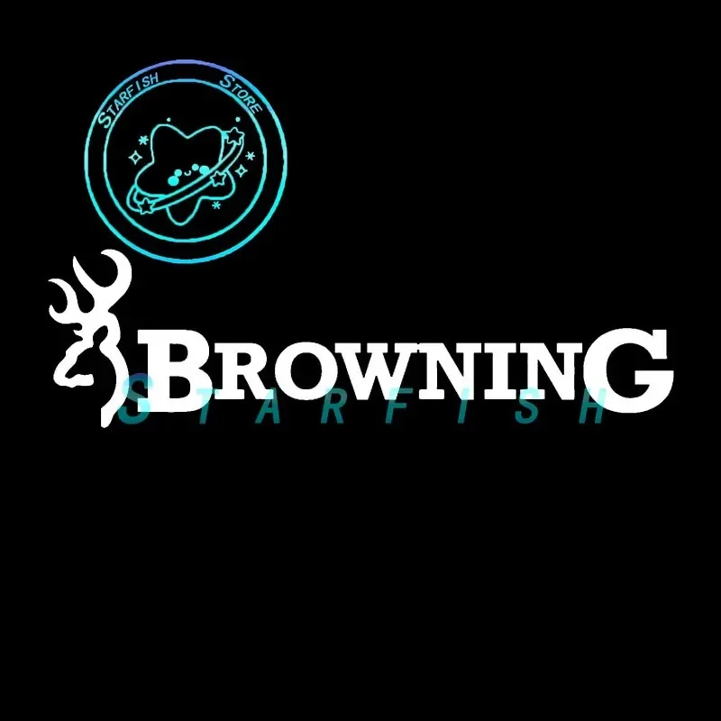 Browning Deer Hunting Car Sticker Windshield Bumper Motorcycle Waterproof Sun Protection PVC Sticker Cover Scratches