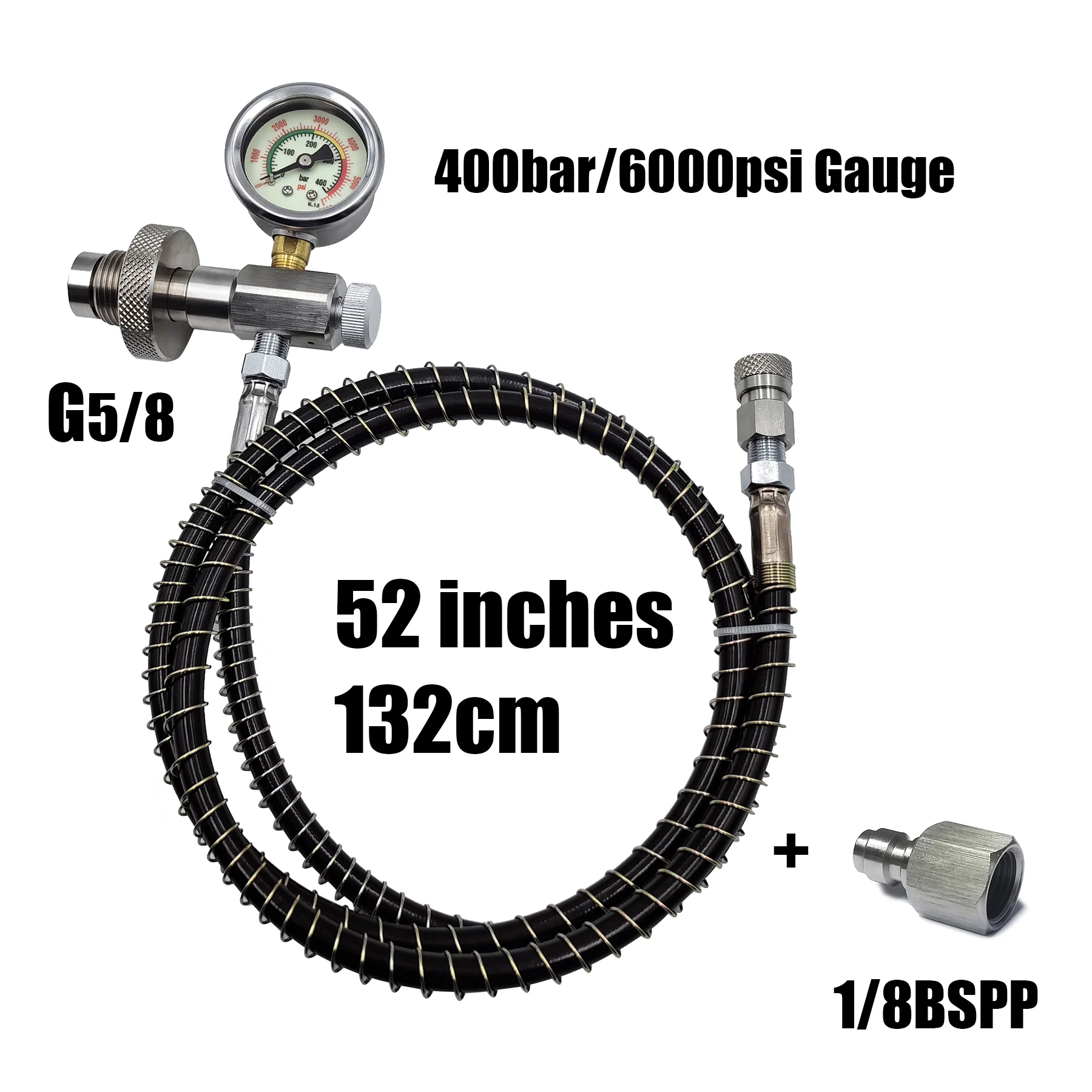 Variant: 52inch Hose BSPP QD