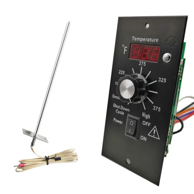 Sawdust Furnace Feeding System Controller Digital Display Temperature Controller Embedded Temperature Controller for Traeger
